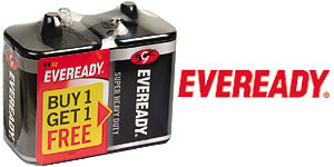 Everyready 6v Battery Twin Pack  $12.00